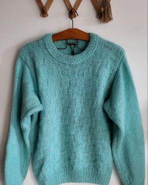 pull en laine tricoté main