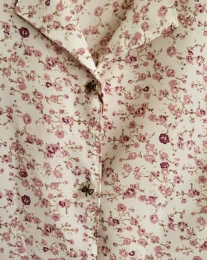 chemisette à fleurs