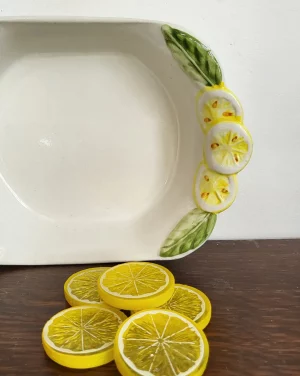 plat barbotine citron