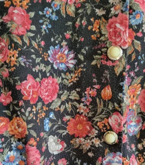 chemise vintage CANDA à fleurs