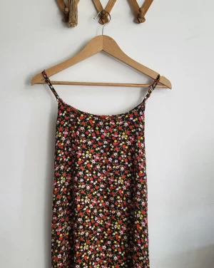 robe longue à fleurs